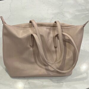 Matt & Nat Blush Leather Shoulder Tote